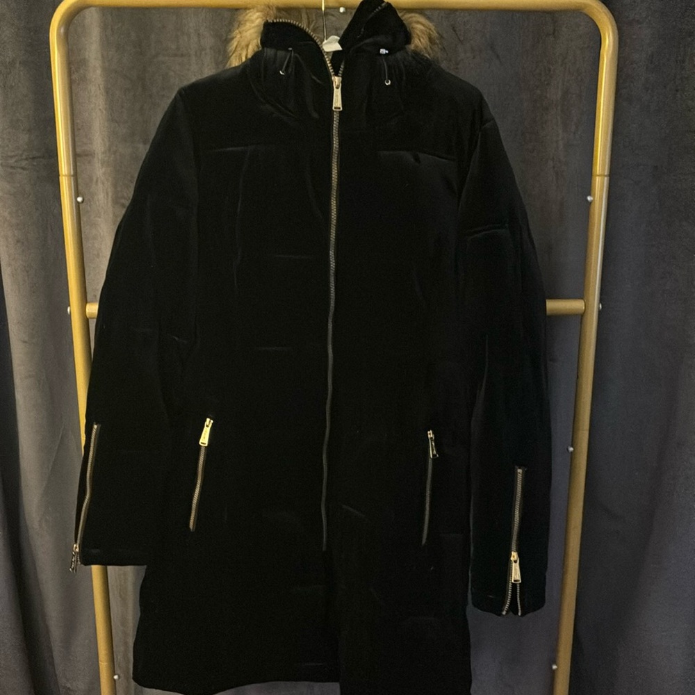 CK velvet winter coat